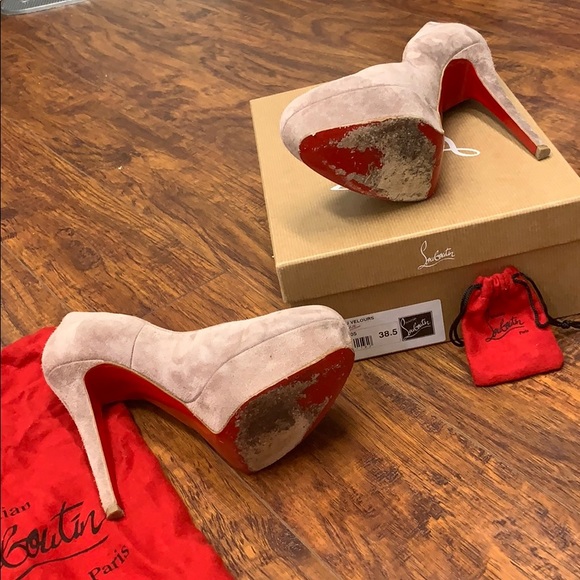 Christian Louboutin Bianca 140 Rose Antique 38.5 - Picture 2 of 8